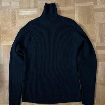 BEAMS 울 100% 남성용 터틀넥 스웨터