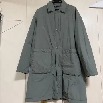 zara 충전솜 트렌치코트 밀리터리 패딩 코트