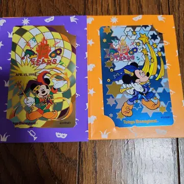 미사용 telephone card 디즈니