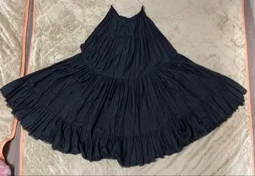 핑크하우스 PINK HOUSE 롱 스커트 레이스 블랙