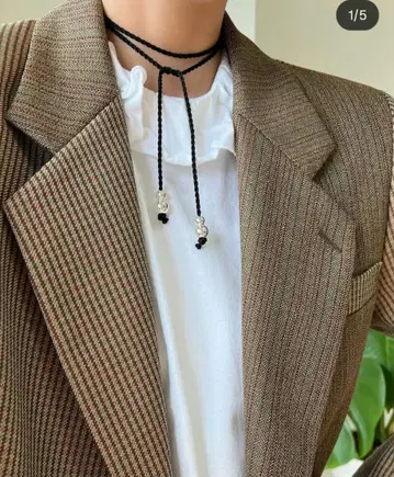 새상품급 PERVERZE 체크 자켓