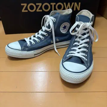 CONVERSE ALL STAR 네이비 하이컷 새상품급 27cm