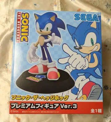 소닉 더 헤지혹 프리미엄 피규어 ver.3 미개봉 세가