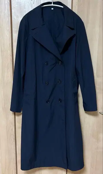 무인양품 나일론 트렌치코트 네이비 L