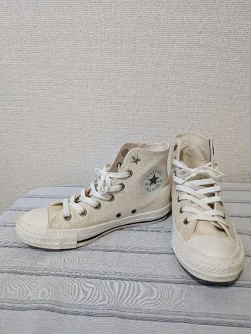 Converse All Star 베이지 하이컷 스니커즈