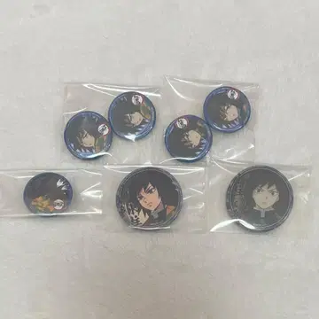 귀멸의 칼날 ufotable cafe 그림 두루마리 캔뱃지 토미오카 기유