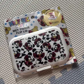 HYSTERIC MIN 팬더 무늬 물티슈 뚜껑