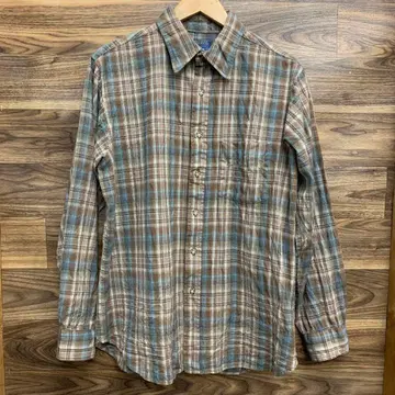중고 70s PENDLETON 울 플란넬 셔츠 USA 제조