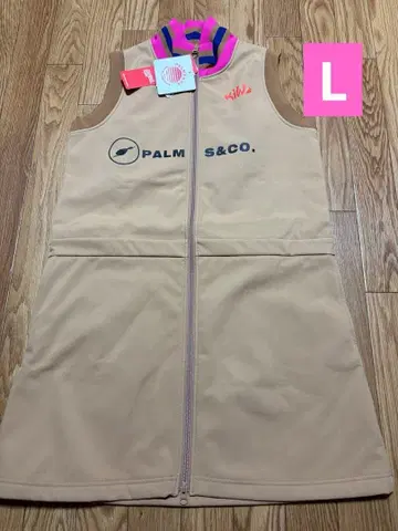 PALM S&CO. 베이지 집업 원피스