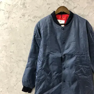 90s 빈티지 나일론 자켓 MA1 스타일 네이비 프리 사이즈