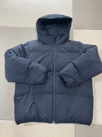 GU 히트 패디드 블루종 다운 블랙 [ XL ] 남녀 공용