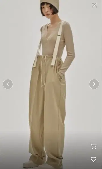 투데이풀 서스펜더 하이웨이스트 팬츠