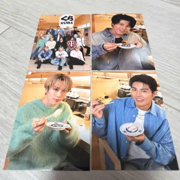 익명 배송 트레이딩 카드 THERAMPAGE 4장 세트 란페 콜라보 카드