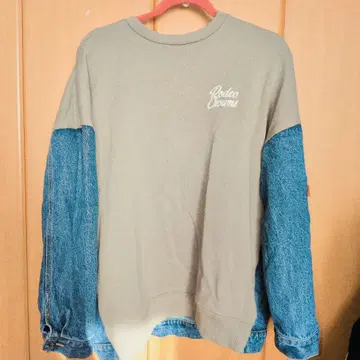 로데오 크라운즈 데님 맨투맨