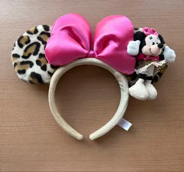 미니 마우스 레오파드 무늬 머리띠