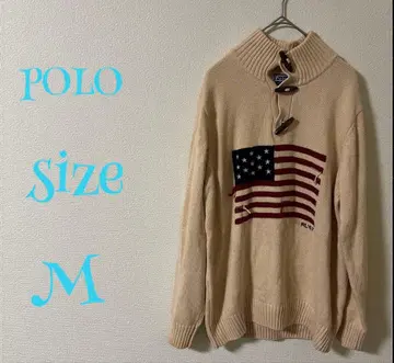 POLO 미국 국기 니트 M 사이즈