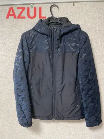 AZUL 카모플라쥬 충전솜 블루종 겉옷 블랙 남성용