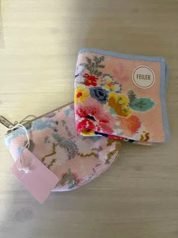 LOVERARY BY FEILER 미니 파우치 손수건 세트