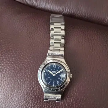 Swatch 손목시계 쿼츠 블루