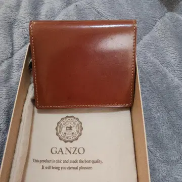 GANZO 코도반 컴팩트 지갑 브라운