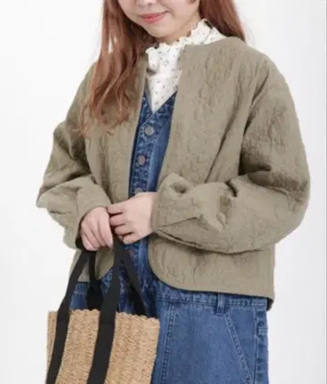 Samantha Mos2 꽃무늬 퀼트 자켓