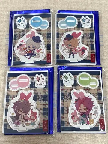 피오피오레의 만종 겨울의 시장 마이멜로디 콜라보 아크릴 스탠드 4개 세트