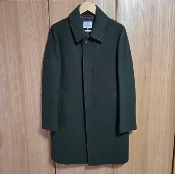 BEAMS HEART 스텐카라 코트 46 다크 그린