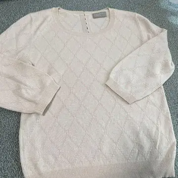 MARGARET HOWELL 아이보리 스웨터 오분 소매 마가렛호웰