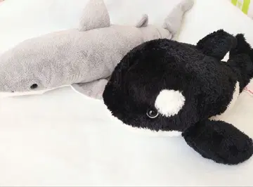 범고래와 상어 봉제 인형 세트