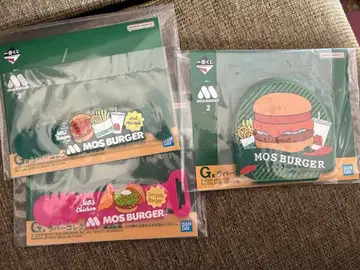 새상품 제일복권 모스버거 2 G상 러버 컬렉션 3종 러버 타이