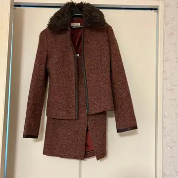 트위드 셋업 스커트