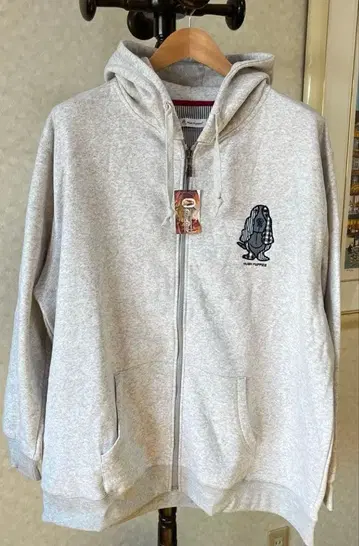 해피 퍼피 4L 풀 집업 후드티