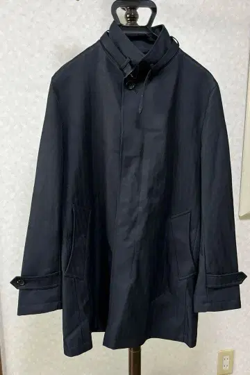 비즈니스 남성용 코트 블랙