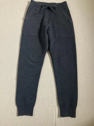 SHIPS 다크 그레이 니트 조거 팬츠