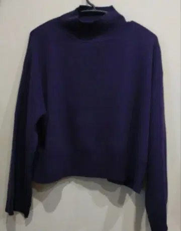 새상품 JEANASIS 퍼플 니트