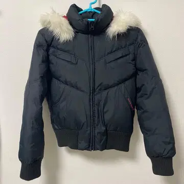 타미힐피거 진스 여성용 다운 자켓 블랙