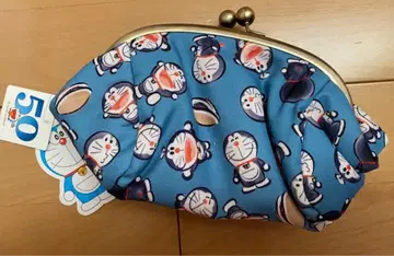 도라에몽 50th 가마구치 파우치 택 포함 새상품 블루