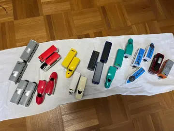 프라레일 차량과 레일 세트