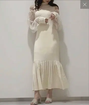 [ one after another ] 볼레로 니트 원피스