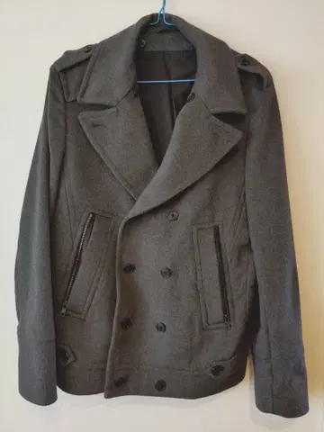 Roen semantic design 그레이 울 피 코트 M 사이즈