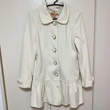 LIZ LISA 리즈리사 소매 리본 코트 화이트