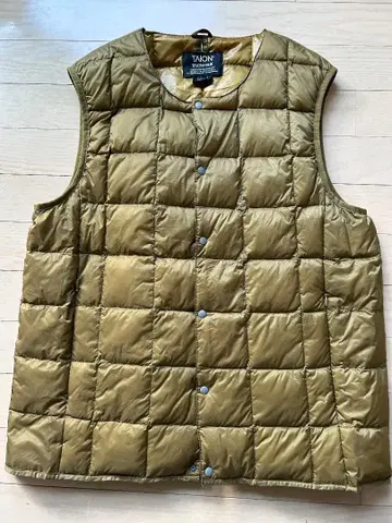 TAION 퀼팅 다운 베스트 L