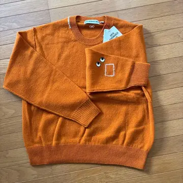 ANYA HINDMARCH 오렌지 스웨터 XL UNIQLO 새상품