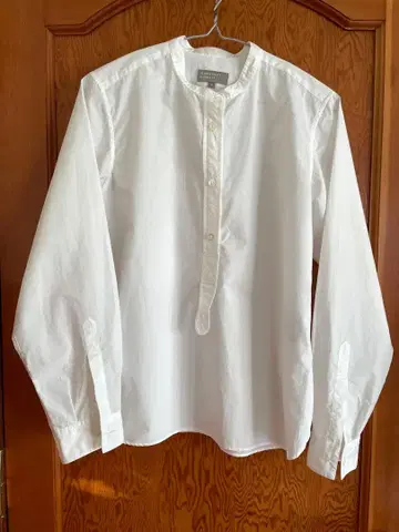 MARGARET HOWELL 화이트 밴드 카라 셔츠 II