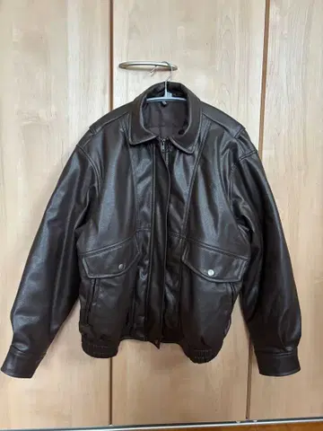 [ H&M ] 인조 가죽 브라운