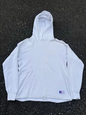 00s Russell hoodie white