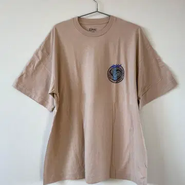 HOLIDAY 그래픽 반팔 T셔츠 베이지