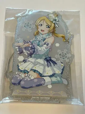 러브 라이브 아야세 에리 키라링 아크릴 스탠드 화이트 스노우 ver