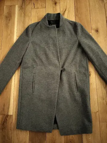 ZARA BASIC 그레이 체스터 코트