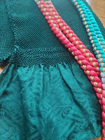 오비 장식 천 허리띠 세트